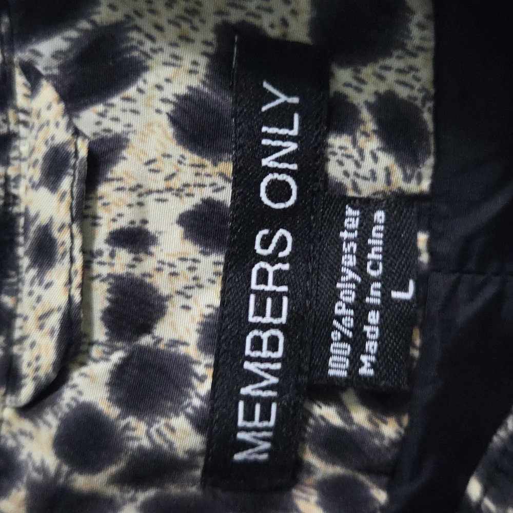 Members Only Leopard Print Jacket - Picture 2 of 8